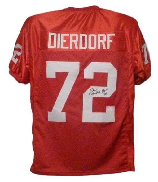 Dan Dierdorf Autographed St Louis Cardinals Red XL Jersey HOF JSA 11062