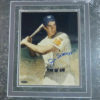Joe Dimaggio Autographed New York Yankees 8X10 Matted Photo TriStar 11064