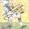Mike Ditka Autographed/Signed Chicago Bears Goal Line Art Black HOF 88 11073