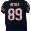 Mike Ditka Autographed/Signed Chicago Bears Blue XL Jersey JSA 11075