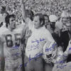 1972 Miami Dolphins Team Signed 16x20 Photo 15 Sigs Scott SB MVP JSA 11090