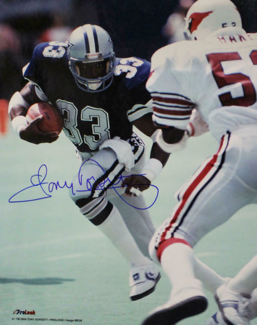 Tony Dorsett Autographed/Signed Dallas Cowboys 16x20 Photo 11103 PF