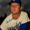 Don Drysdale Autographed/Signed Los Angeles Dodgers 8x10 Photo JSA 11122