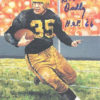 Bullet Bill Dudley Signed Pittsburgh Steelers Goal Line Art Card Blue HOF 11128