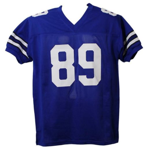 Billy Joe Dupree Autographed Dallas Cowboys Blue XL Jersey SB XII JSA 11129