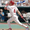 Lenny Dykstra Autographed/Signed Philadelphia Phillies 8x10 Photo 11133