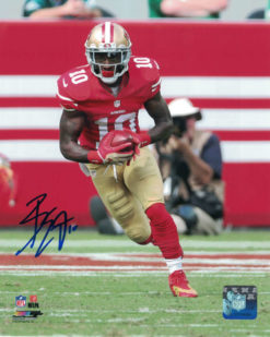 Bruce Ellington Autographed/Signed San Francisco 49ers 8x10 Photo 11144