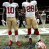 Carlos Hyde & Bruce Ellington Signed 8x10 Photo San Francisco 49ers JSA 11150