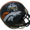 John Elway Autographed/Signed Denver Broncos Current Mini Helmet JSA 11187