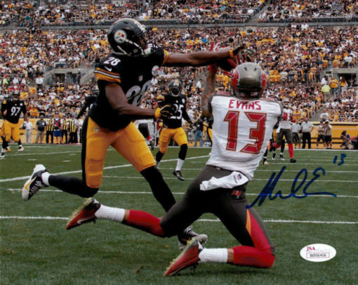 Mike Evans Autographed/Signed Tampa Bay Buccaneers 8X10 Photo JSA 11216