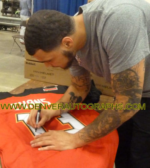 Mike Evans Autographed/Signed Tampa Bay Buccaneers Red XL Jersey JSA 11219