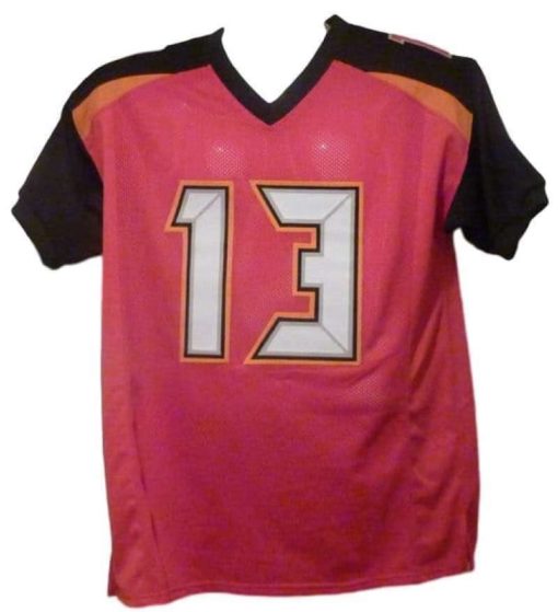 Mike Evans Autographed/Signed Tampa Bay Buccaneers Red XL Jersey JSA 11219