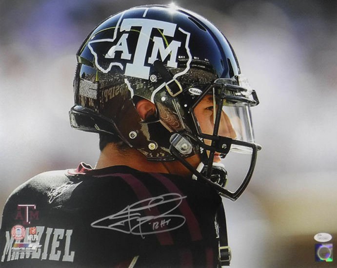 Johnny Manziel Autographed/Signed Texas A&M Aggies 16x20 Photo JSA 11224