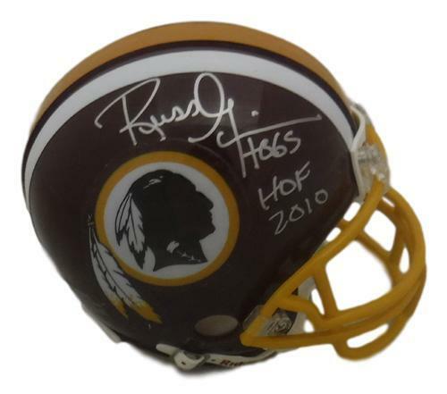 Russ Grimm Autographed Washington Redskins Mini Helmet HOF JSA 11225