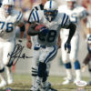 Marshall Faulk Autographed/Signed Indianapolis Colts 8x10 Photo JSA 11229