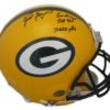 Brett Favre Autographed Green Bay Packers Proline Helmet 3 Insc PSA 11248