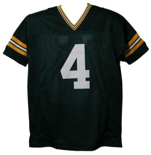 Brett Favre Autographed/Signed Green Bay Packers XL Green Jersey 11249