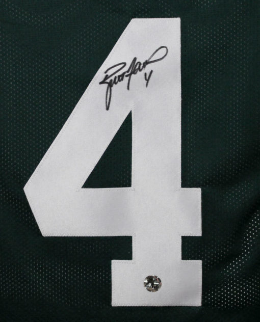 Brett Favre Autographed/Signed Green Bay Packers XL Green Jersey 11249