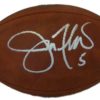 Joe Flacco Autographed Baltimore Ravens Official NFL Football JSA 11281