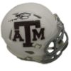 Johnny Manziel Autographed/Signed Texas A&M Aggies Mini Helmet HT JSA 11283