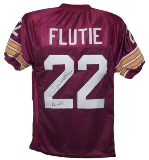 Doug Flutie Autographed Boston College Eagles XL Maroon Jersey Heisman JSA 11288