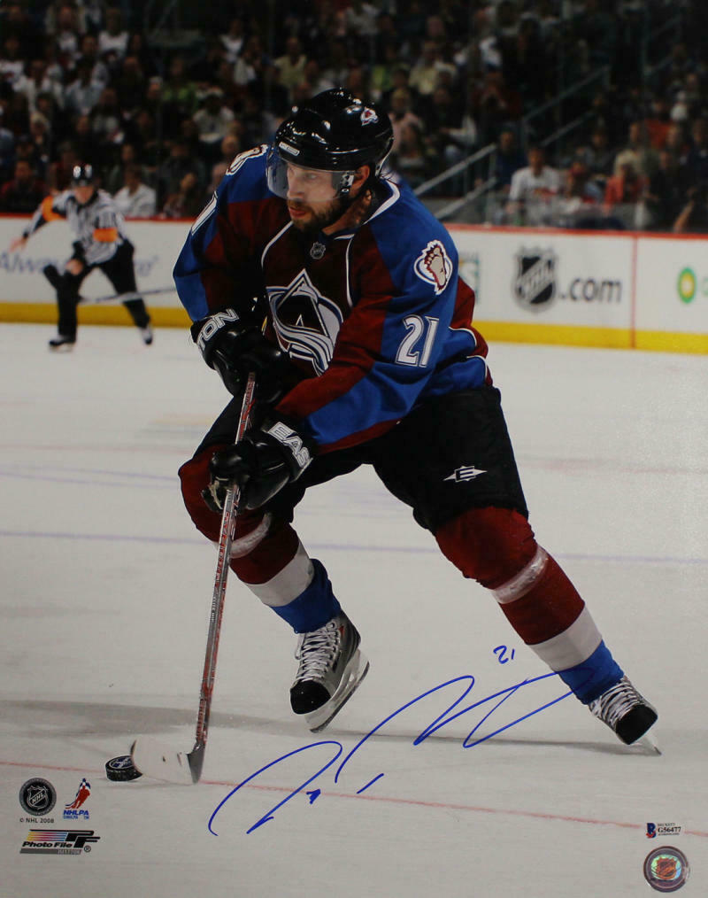 Peter Forsberg Autographed/Signed Colorado Avalanche 16x20 Photo BAS 11300 PF