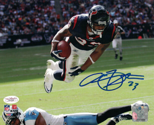 Arian Foster Autographed/Signed Houston Texans 8x10 Photo JSA 11307