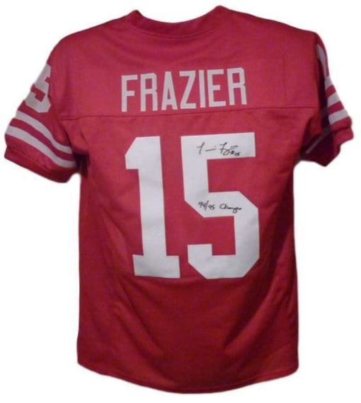 Tommie Frazier Autographed/Signed Nebraska Cornhuskers XL Red Jersey 11339