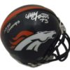 Max Garcia Autographed/Signed Denver Broncos Mini Helmet SB Champs 11351