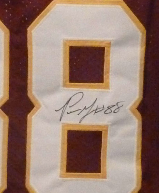 Pierre Garcon Autographed/Signed Washington Redskins XL Red Jersey 11352