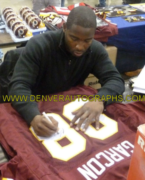 Pierre Garcon Autographed/Signed Washington Redskins XL Red Jersey 11352