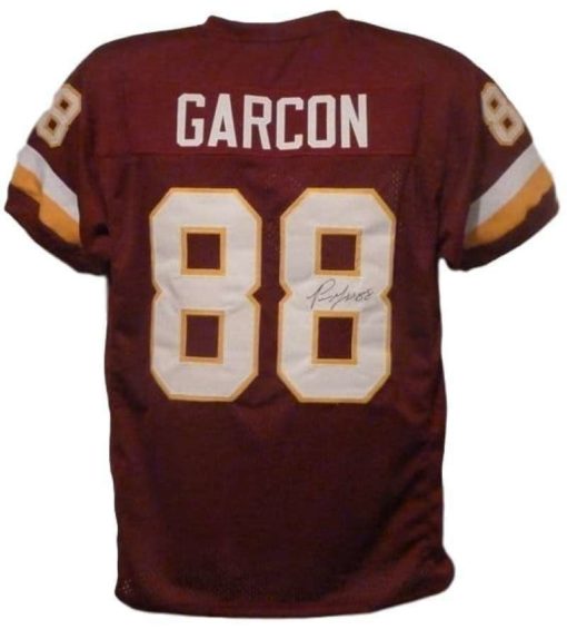 Pierre Garcon Autographed/Signed Washington Redskins XL Red Jersey 11352