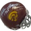 Mike Garrett Autographed/Signed USC Trojans Mini Helmet 65 Heisman 11353