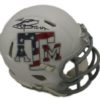Johnny Manziel Autographed/Signed Texas A&M Aggies Mini Helmet HT JSA 11367