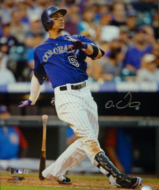 Carlos Gonzalez Autographed/Signed Colorado Rockies 16x20 Photo 11407