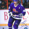 Michel Goulet Autographed/Signed Quebec Nordiques 8x10 Photo 11429
