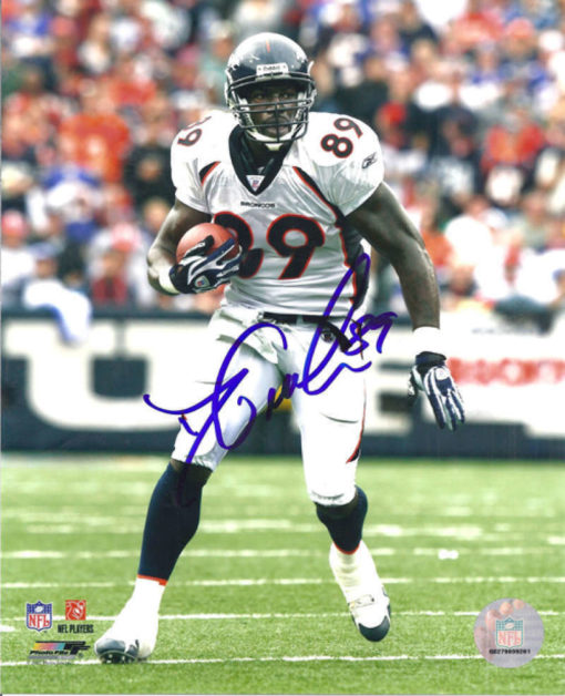 Daniel Graham Autographed/Signed Denver Broncos 8x10 Photo 11433 PF