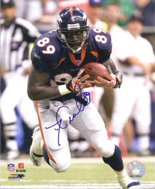 Daniel Graham Autographed/Signed Denver Broncos 8x10 Photo 11434