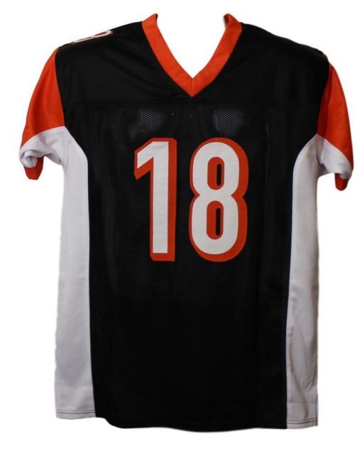 AJ Green Autographed/Signed Cincinnati Bengals XL Black Jersey JSA 11448