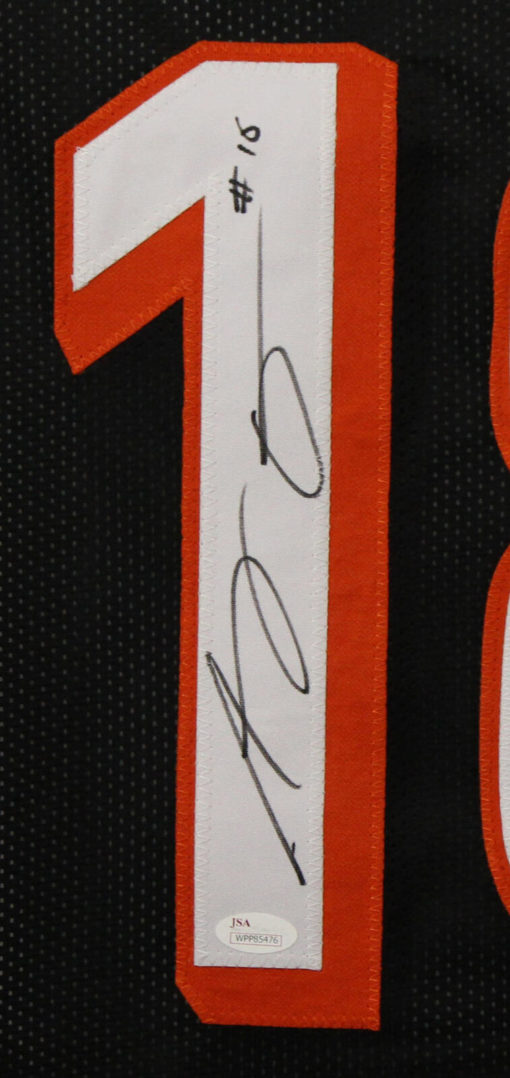 AJ Green Autographed/Signed Cincinnati Bengals XL Black Jersey JSA 11448