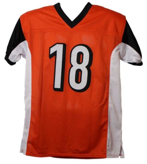 AJ Green Autographed/Signed Cincinnati Bengals XL Orange Jersey JSA 11449