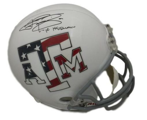 Johnny Manziel Autographed Texas A&M Aggies Replica Helmet HT JSA 11469