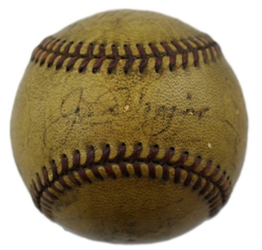 1951 New York Yankees Signed Baseball Dimaggio, Berra, Rizzuto +16 JSA 11505