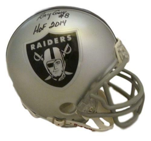 Ray Guy Autographed/Signed Oakland Raiders Mini Helmet HOF JSA 11524
