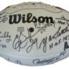 Hall Of Fame Football Autographed Unitas Stram Baugh Walsh +18 JSA 11528