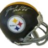 Jack Ham Autographed/Signed Pittsburgh Steelers Mini Helmet HOF JSA 11541