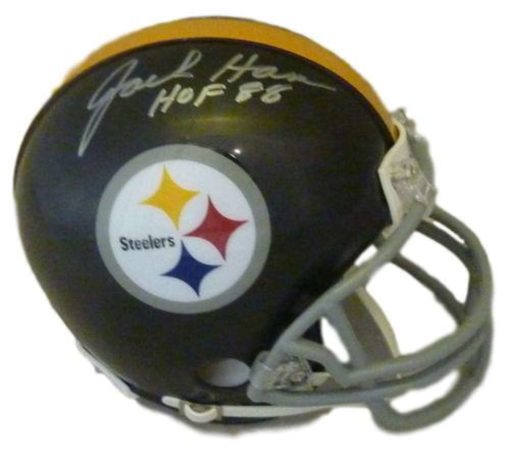 Jack Ham Autographed/Signed Pittsburgh Steelers Mini Helmet HOF JSA 11541