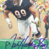 Dan Hampton Autographed Chicago Bears Goal Line Art Card Blue HOF 11547