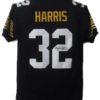 Franco Harris Autographed/Signed Pittsburgh Steelers Black XL Jersey JSA 11573