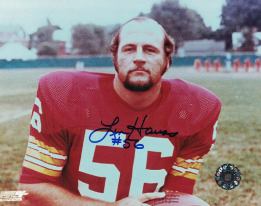 Len Hauss Autographed/Signed Washington Redskins 8x10 Photo 11581